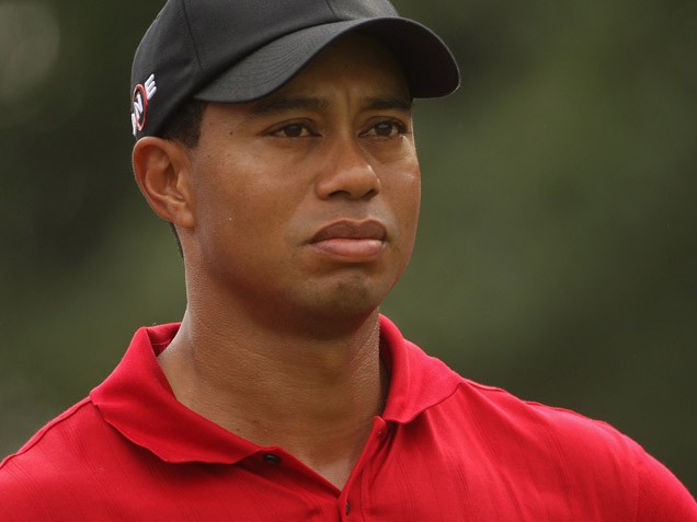 tiger woods face